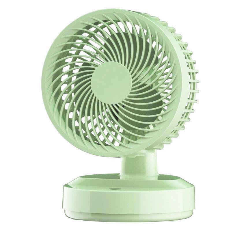 Compact Rechargeable Desktop Fan with Long Battery Life & Oscillation for Office Workers