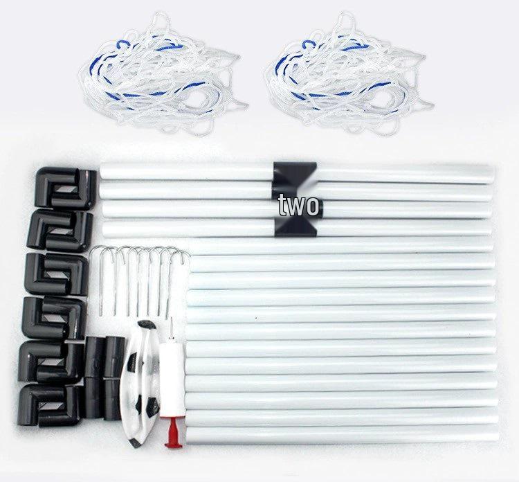 Kids' Portable Foldable Sports Goal: Indoor/Outdoor Soccer, Ball Hoop, Ice Hockey Net Toy