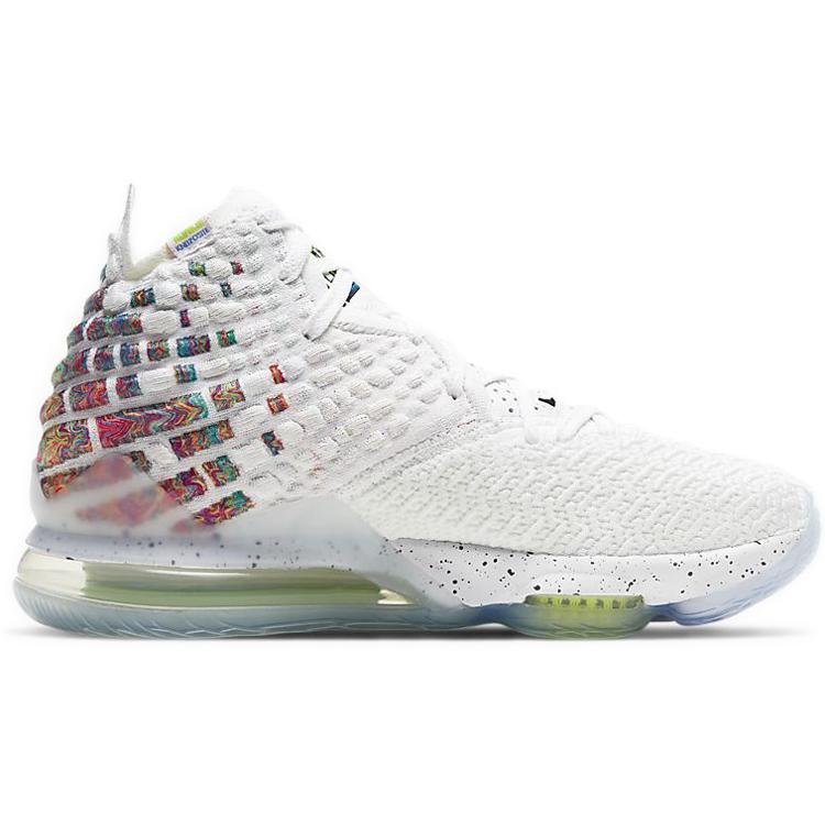 New Nike LeBron 17 EP White Black BQ3178-100