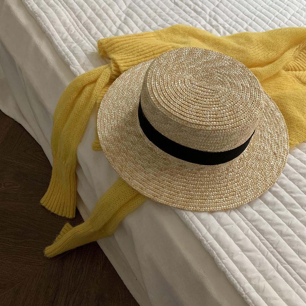 Beach Versatile Womens Hat In Black And White With Uv Protection Bamboo Fiber