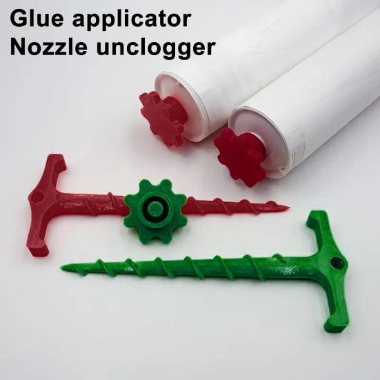 3D Printing Nozzle Dredger Tip Protector Unclogger Caulk Tube Airtight Foam Preserver Drain Tool Modular Design Universal Applicator