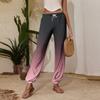 Women's Casual Gradient Print Jogger Pants with Drawstring Elastic Waistband and Cuffed Ankles