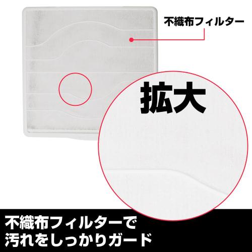 ELPA Ventilation Fan Filter for Toshiba (2 Pieces / Compatible with Genuine (F-25WF) EKF-25T) Easy Replacement