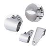Qiilu Headlight Bracket Motorcycle Headlight Bracket 35mm - 41mm Fork Tube Set of 2