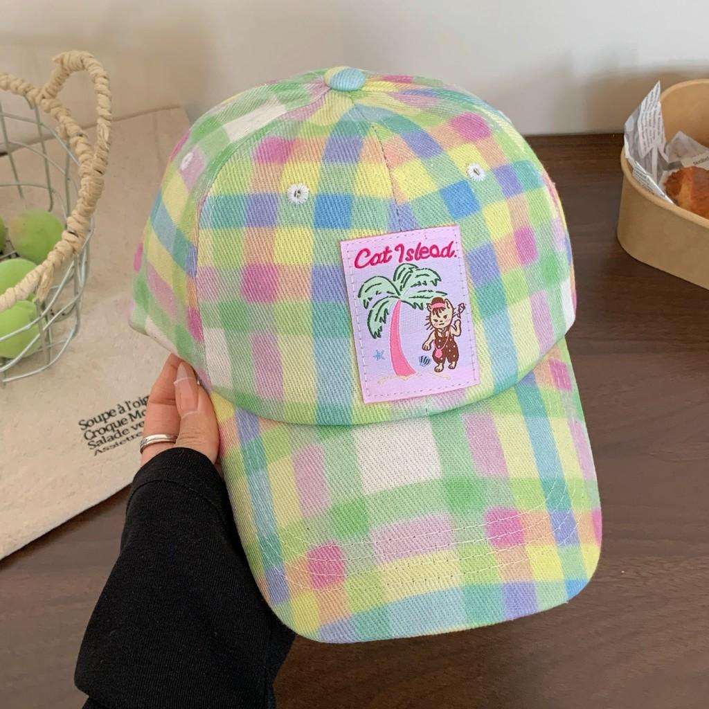 Spring Summer Trendy Cotton Embroidered Baseball Hat With Sunshade For Casual Outings