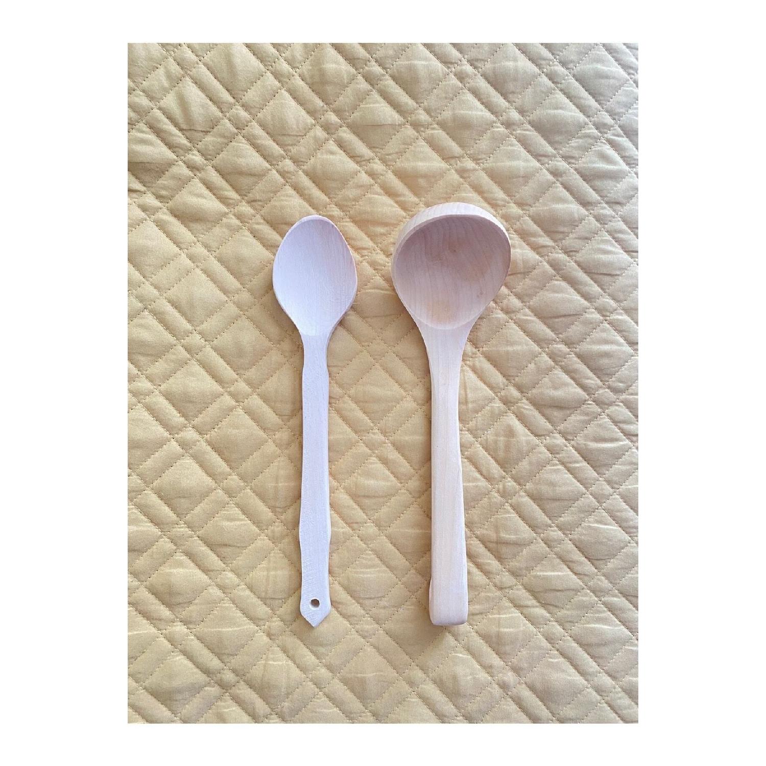 

2 l Dinnerware - Spoon Spatula - Wooden Spoon -(28cm-28cm)