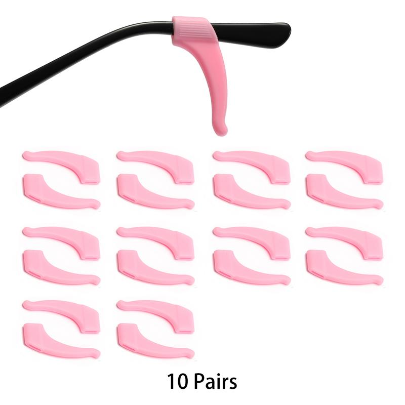 KAMMPT 5/10 Pairs Per Set Glasses Ear Hook New Multi-color Silicone Non-Slip Eyewear Ear Grips Soft Eyelasses Leg Fixing Hooks