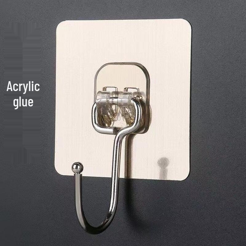 LIEI Stainless Steel Self-Adhesive Wall Hooks