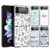 Greys Anatomy Hard PC Phone Case For Samsung Galaxy Z Flip 7 6 5 4 Black Cover For Galaxy Z Flip 3 Foldable Fundas Shell Capas