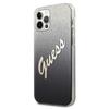 Guess Guhcp12Lpcuglsbk Iphone 12 Pro Max6,7 Czarny/Black Hardcase Glitter Gradient Script