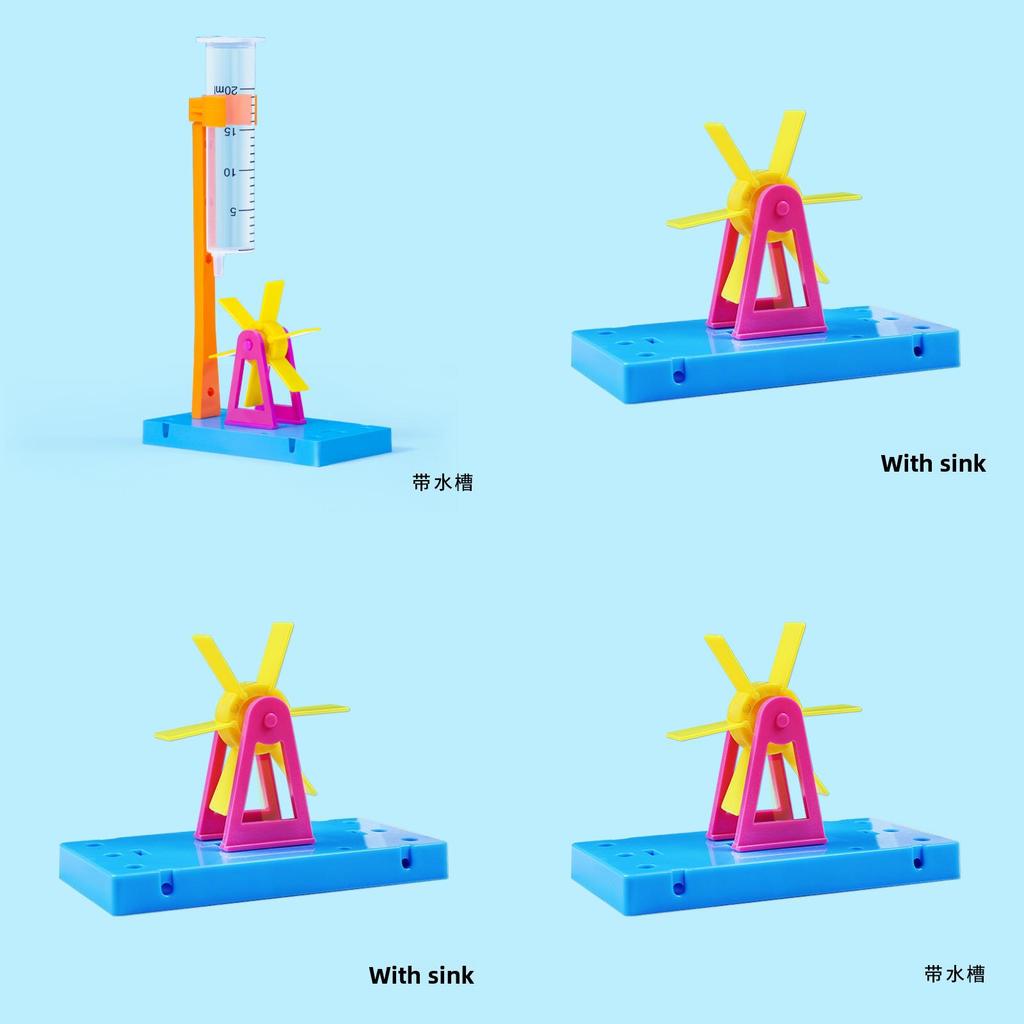 Simulated Water Turbine Assembly Material Set For Kids Diy Physics Educational Toy Source Factory