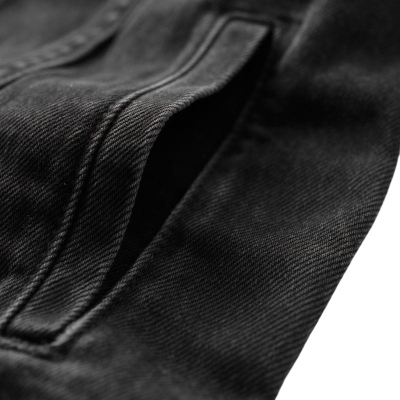 Calvin Klein Modna Jednolita Wszechstronna Casualowa Wygodna Kurtka Jeansowa Męska kurtki Czarna 40TM716-001