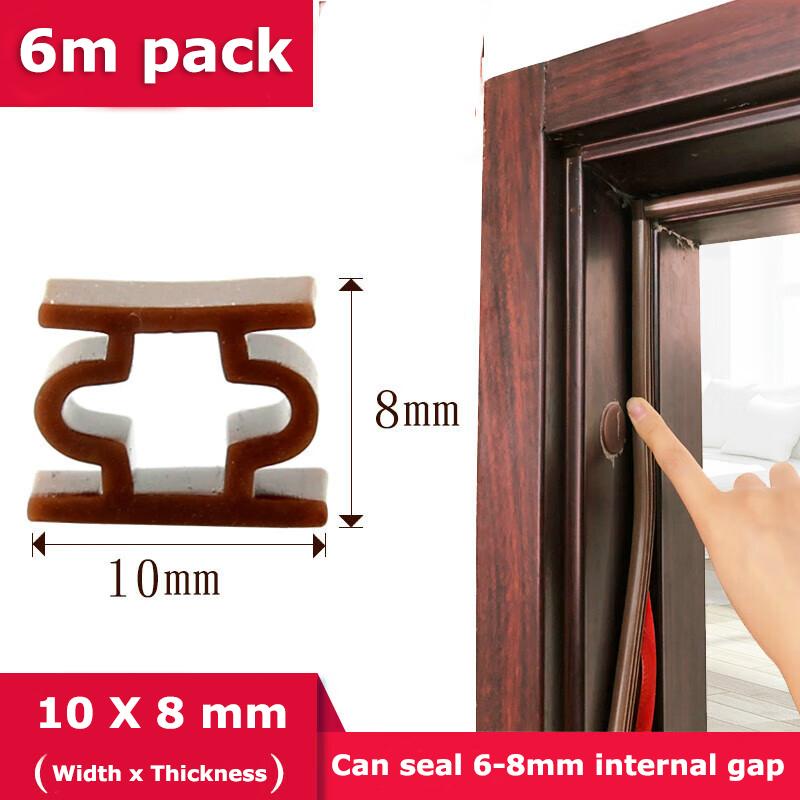 

Самоклеюча гумова ущільнювальна стрічка для дверей Extra Thick Universal Door Weather Stripping Смуга-ущільнювач для дверної коробки
