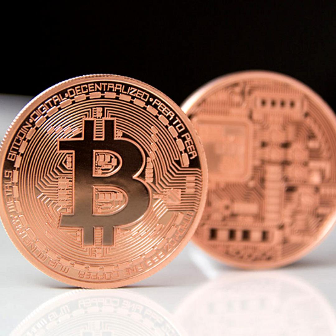 Биткойн Идея Художественная коллекция Золотая Биткойн Памятная круглая памятная медаль для коллекционеров Памятные монеты розового золота