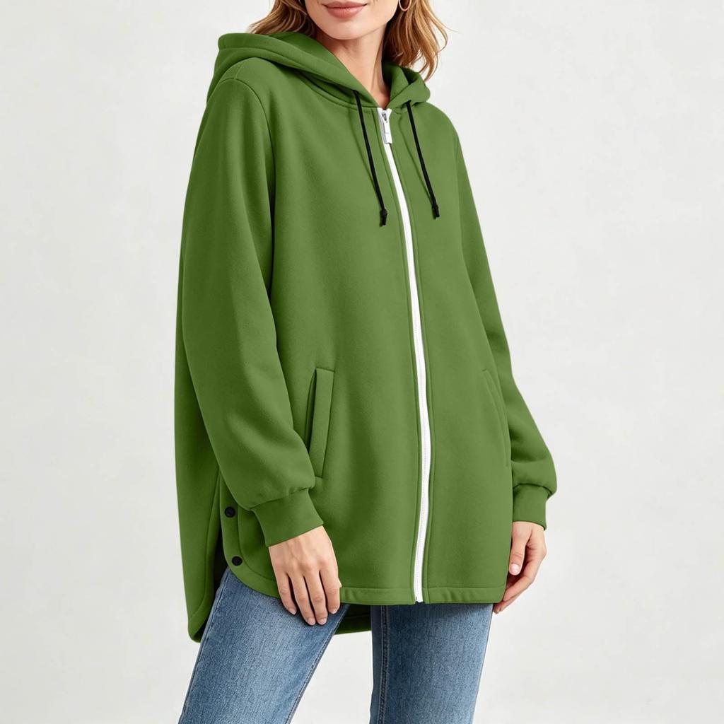 Lässiger Farb-Sweatshirt für Damen für den Alltag