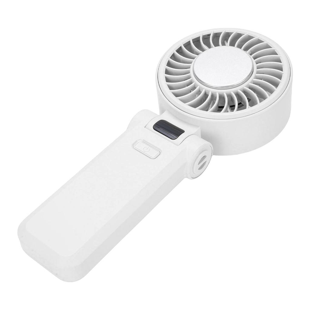 Foldable Handheld Fan 5 Speed Digital Display Quiet   Lasting Running   Fan with Lanyard for Daily Use Outdoor