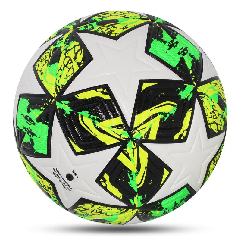 Palloni da calcio di alta qualità, misura ufficiale 4/5, materiale PU, senza cuciture, per partite all'aperto, allenamento di calcio, pallone da calcio