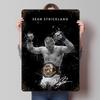 Sean Strickland Tinplate Poster Customized Wall Art Vintage Metal Signs Retro Tin Plaque for Modern Home Decoration Luxury House