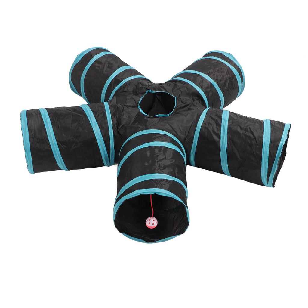 Zestaw Zabawek Tunel dla Kota Wielofunkcyjny Zabawny Interaktywny Dzwonek Piłka Pluszowa Myszka Zabawka Patyk Teaser