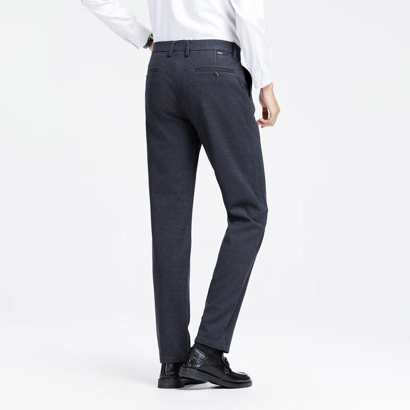 LANGSHA Men's Business Casual Straight Pants
