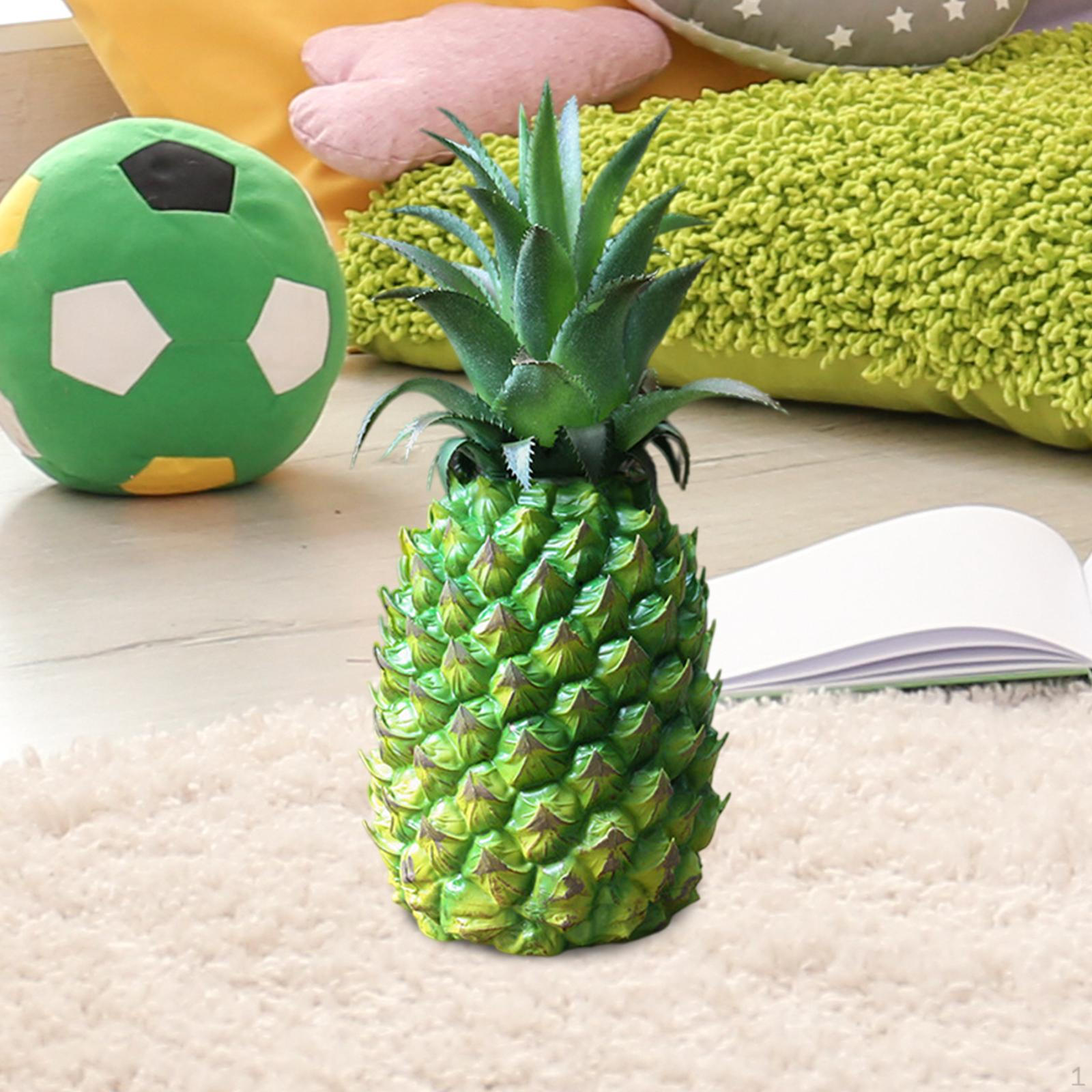 

Штучна фігурка ананаса з фруктами, прикраса для кухні зелений