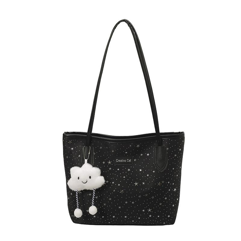 

Foreign trade niche bucket bag women s seasonal new trendy high-end sense retro commuting shoulder bag crossbody mobile phone bag No pendant model чорний