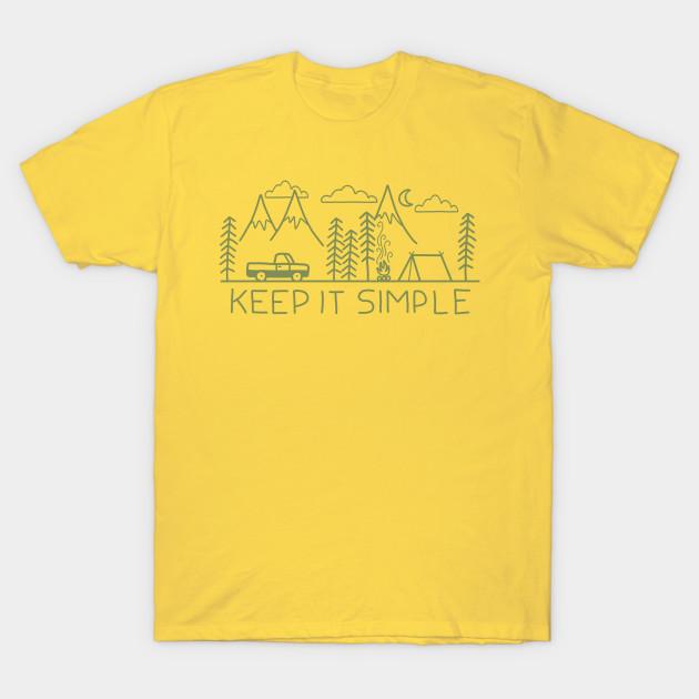 Unisex Mode T-Shirt Camping Print T-Shirt Große Größen S-5XL T-Shirt 100% Baumwolle Oberteile Rundhals Kurzarm T-Shirts