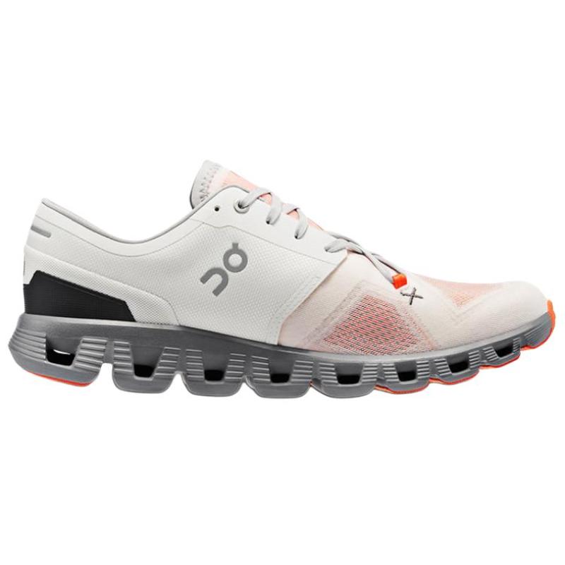On Running Cloud X 3 Ivory Alloy Sneakers 60.98254