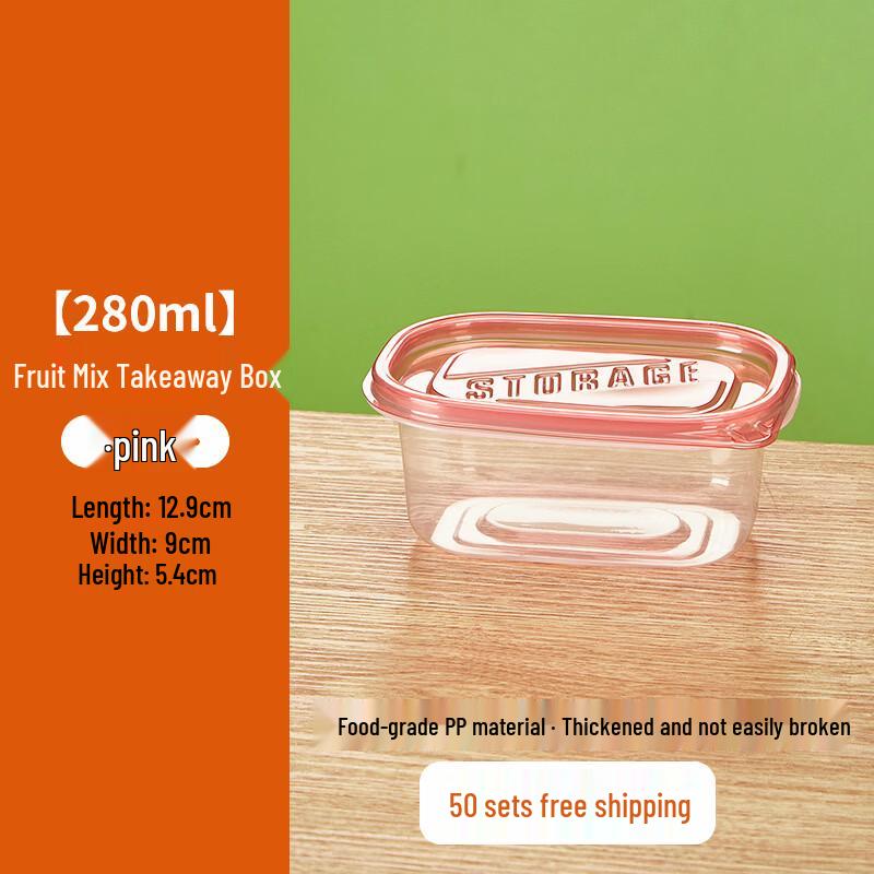 Disposable Dessert & Fruit Salad Takeaway Container