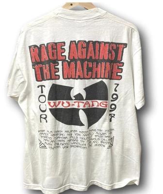 Wu-Tang x Rage Against The Machine Turo Pakartotinio Spausdinimo Marškinėliai Galinė Grafika S-4XL Unisex Marškinėliai