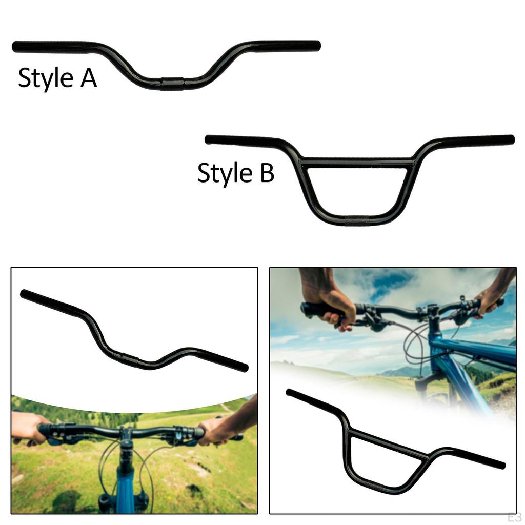 31.8mm Bike Handlebar Outdoor Strong Lightweight Riding Mountain Bikes Parts Style A