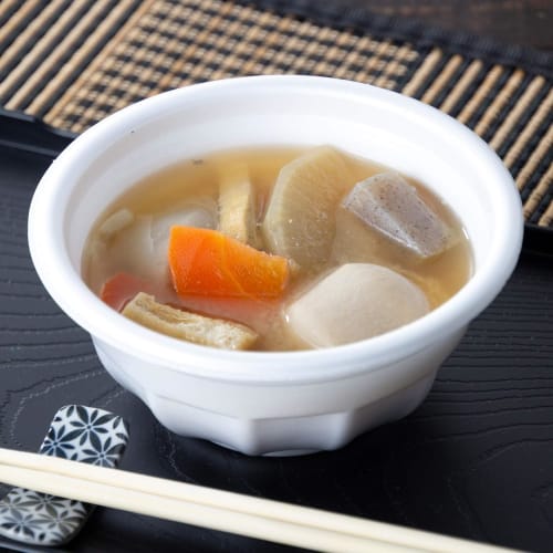 Strix Design Disposable Foam Bowls, Made in Japan, Small, Commercial Use, 50 Count, 300ml, Styrofoam Bowls, Lightweight, SD-206, Ideal for Events, Foo