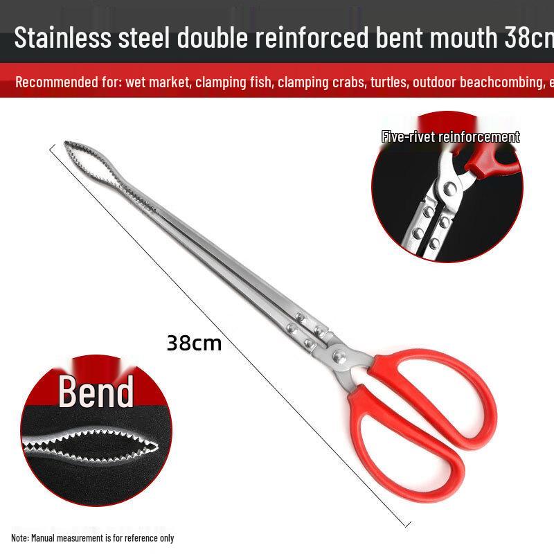 Stainless Steel Eel & Crab Grabber Pliers 5-Pack