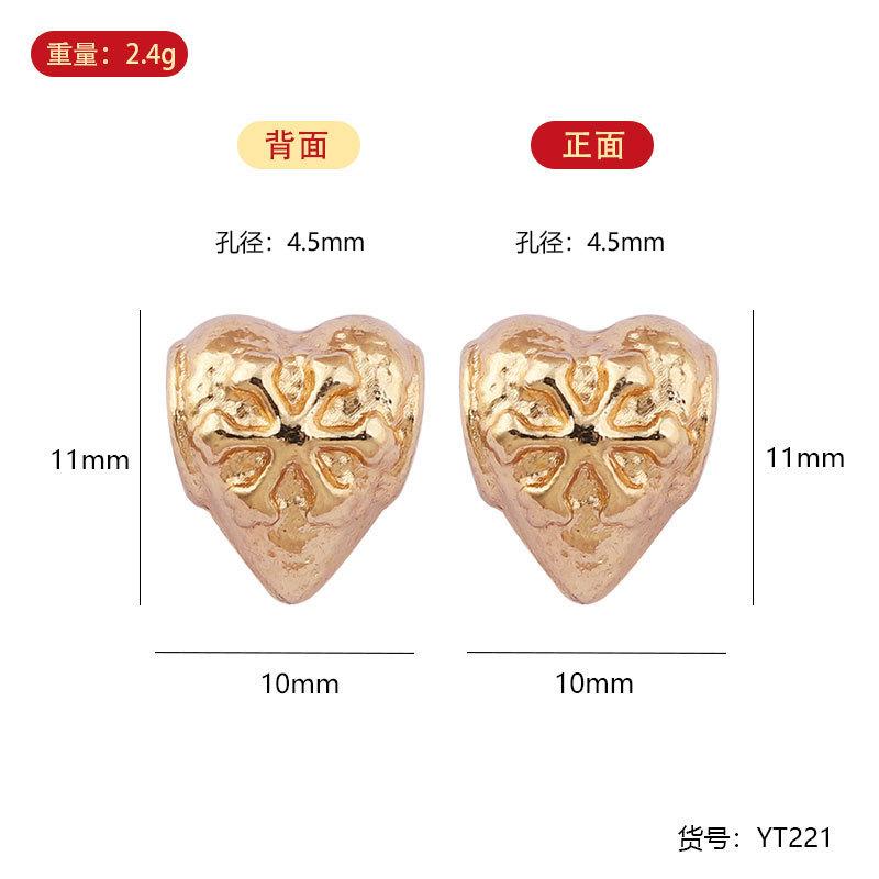 YT zinc alloy oil dripping small pendant, bracelet pendant, Christmas zinc alloy small size pendant