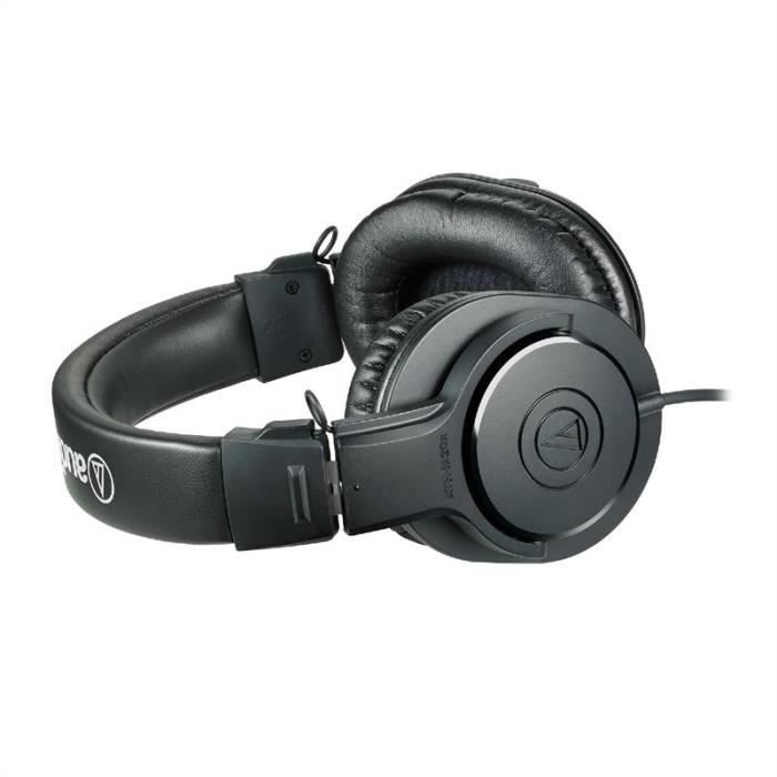 Casque studio - audio technica - ath-m20x - circum-aural - suppresseur de bruit actif - noir