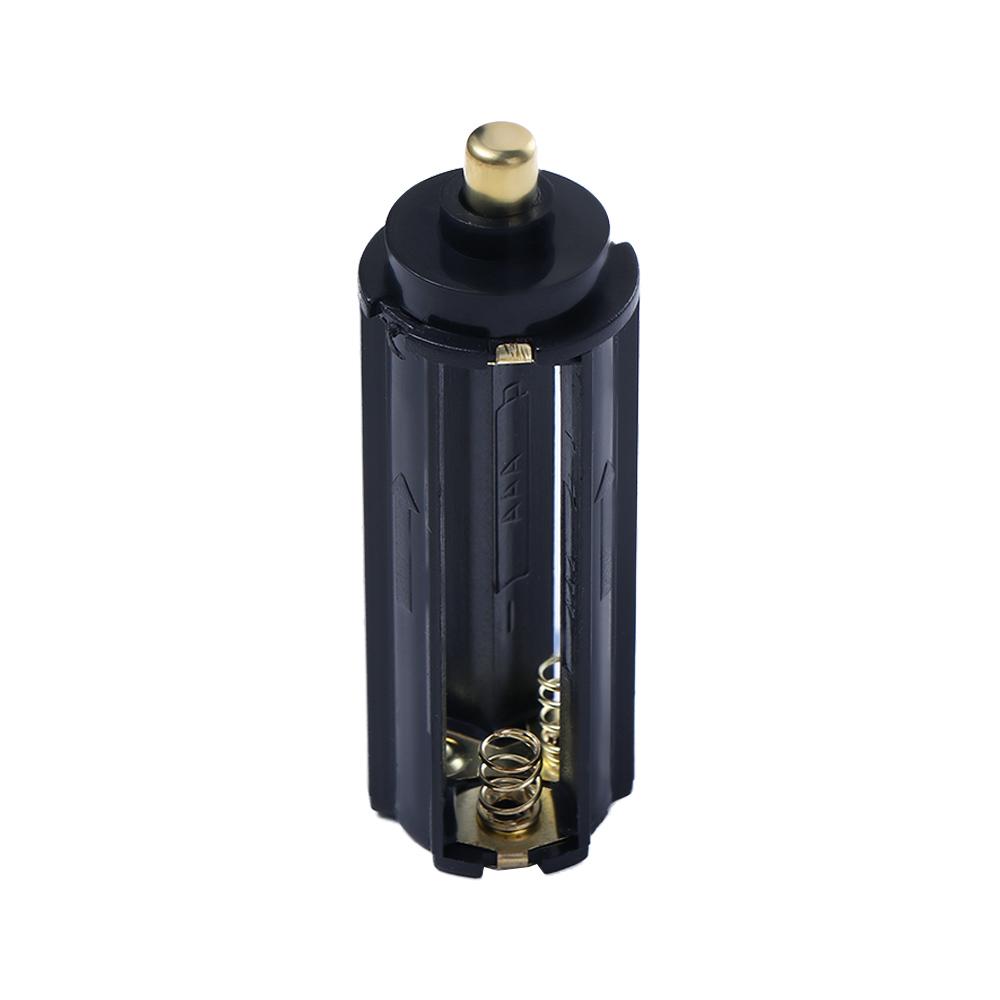 2 In 1 Sheath Tube 18650 Battery White Casing for Flashlight Torch Lamp Holder Case