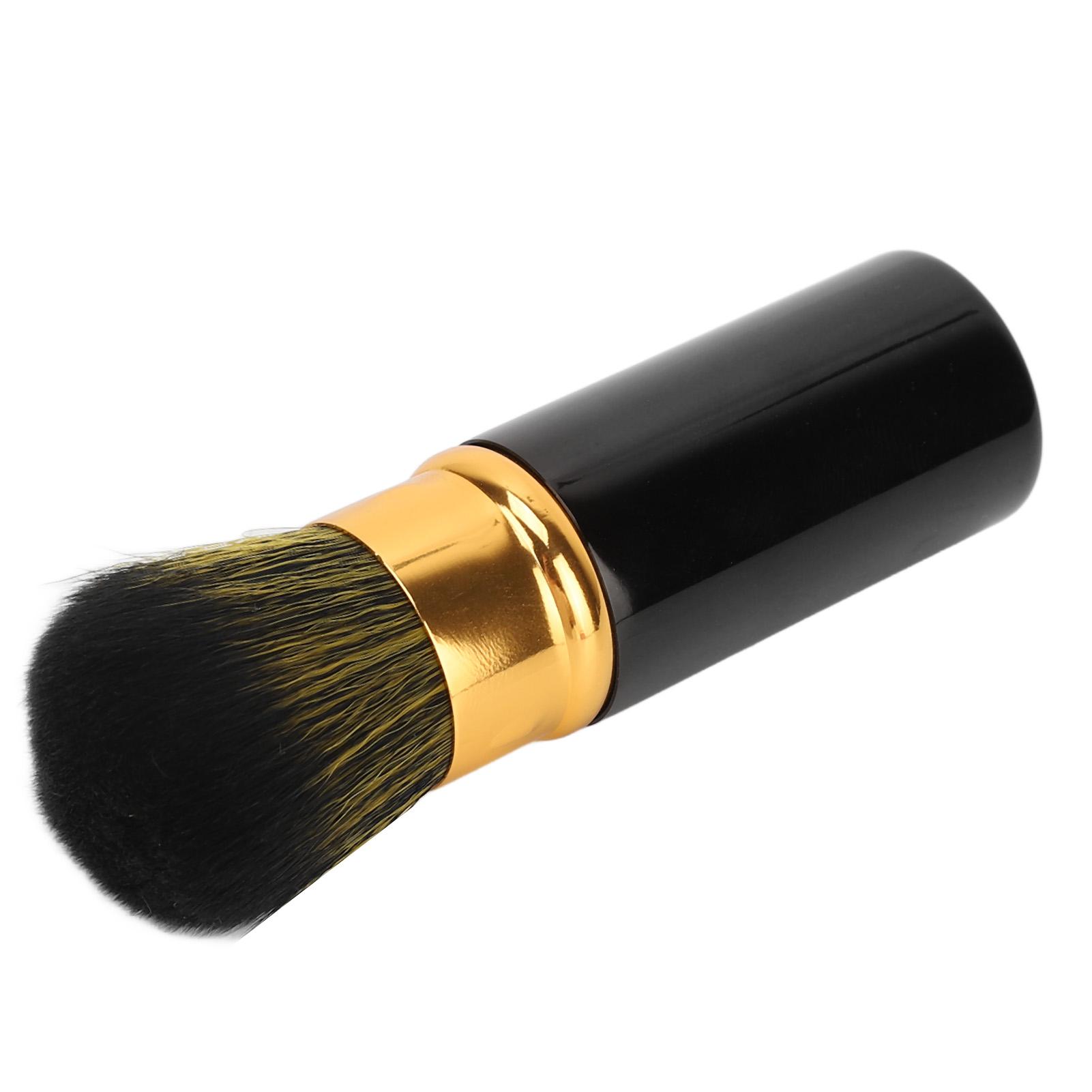 

Выдвижная кисть для макияжа, портативная, мягкая, для рассыпчатой пудры, косметический инструмент для макияжа чёрный