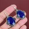 Faceted Blue Sapphire Earring Real Gemstone Earrings Dainty Jewelry 925 Sterling Silver Earring Handmade Jewelry Dangle Earring Wedding Gift
