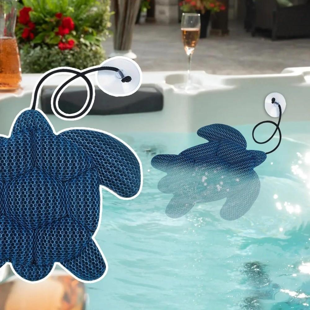 Turtle Shape Hot Tub Scum Absorber Reusable Oil Absorbing Sponge Easy To Clean Scum Skimmer  Pool