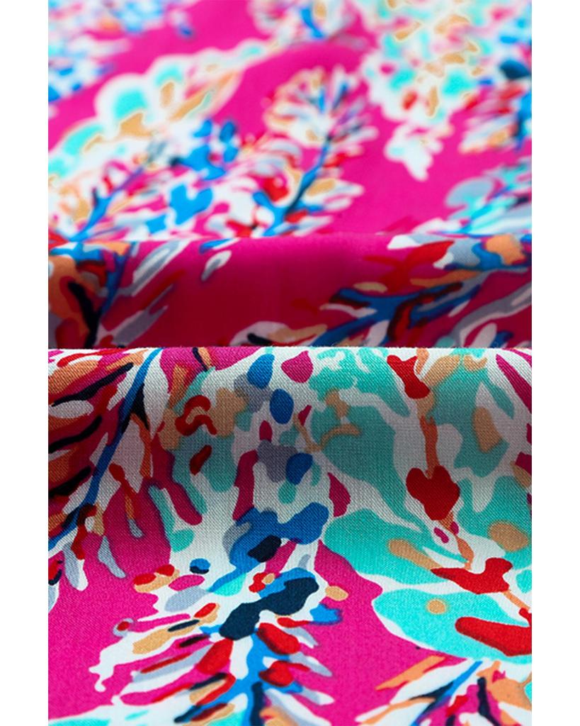 Azura Exchange Rochie maxi cu decolteu în V cu flori