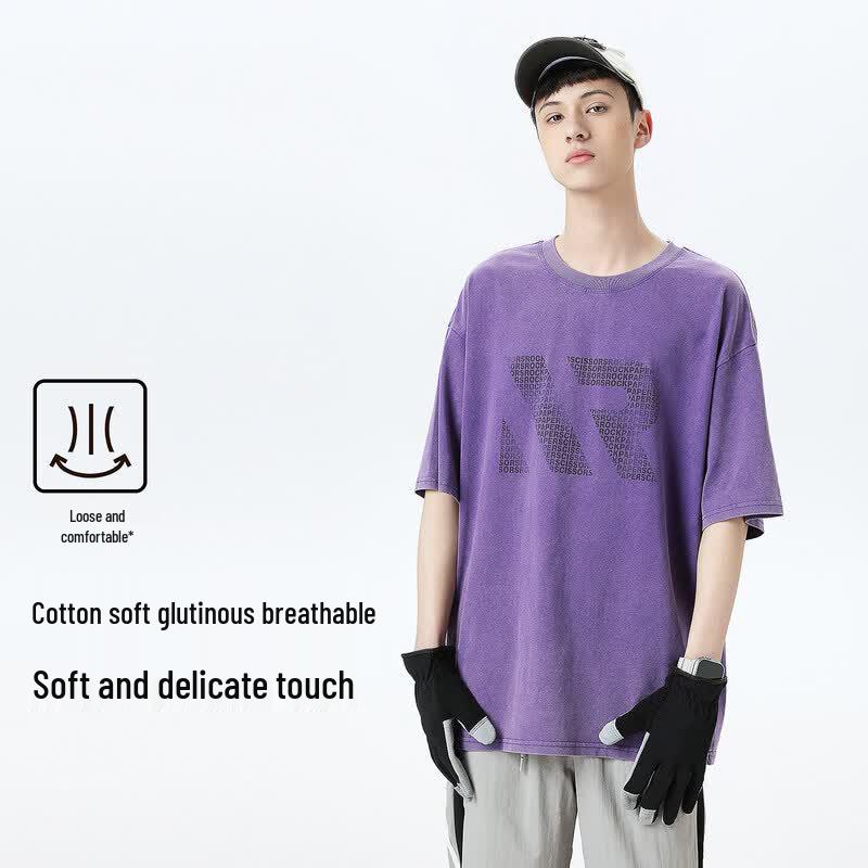 Rock-Paper-Scissors Teen Breathable Short-Sleeve T-Shirt 160