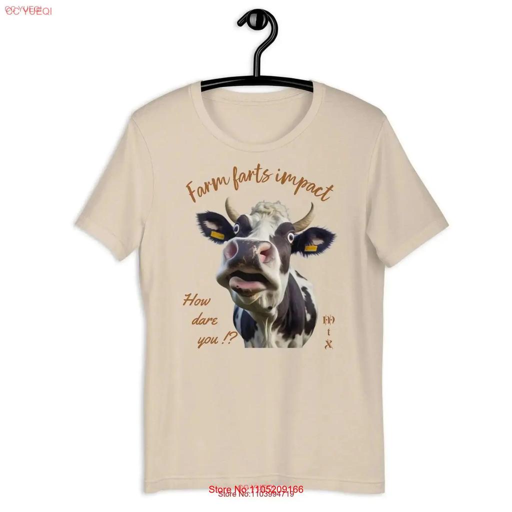 Crazy Cow T Shirt Climate change and tees for man gift him birthday vintage Washed fashion streetwear Top For Everyday Wear