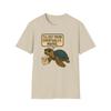 Unisex Softstyle Procrastination Turtle T-Shirt: Funny, Chill Vibes