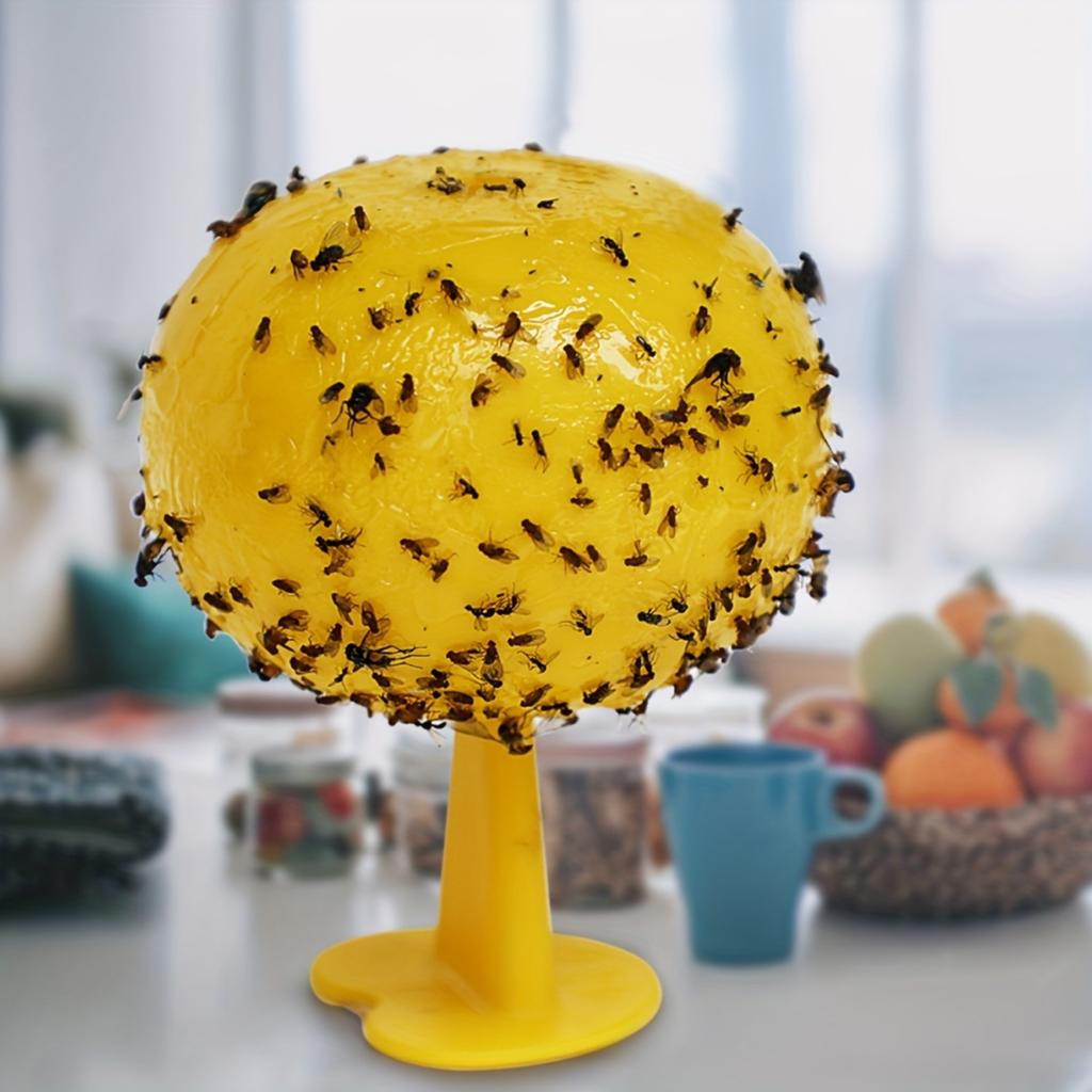 Fruit Fly Trap Ball, Sticky Fly Catcher για κουζίνα & μπάνιο, Αποτελεσματικός έλεγχος εντόμων για σπίτι, ξενοδοχείο, αυλή - ανθεκτικό υλικό