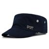 Hat Men's Flat Military Hat Is Simple And Versatile, Middle-Aged Hat Spring And Autumn Duck Tongue Casual Fashion New Style