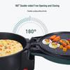 34cm Non-Stick Double-Sided Electric Griddle, 2200W 3-in-1 for Frying, Grilling, Baking