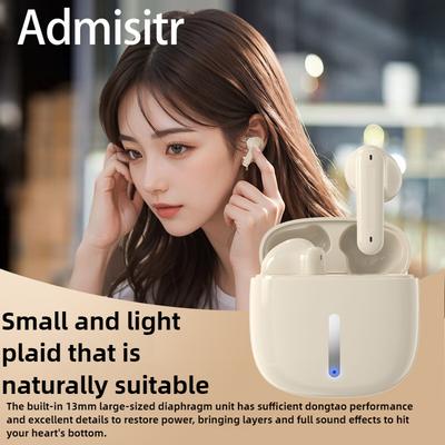 Νέα Ακουστικά Bluetooth TWS Ημι-ενδοκαναλικά Ακουστικά Ακύρωσης Θορύβου Μουσικής Gaming Ασύρματα Ακουστικά