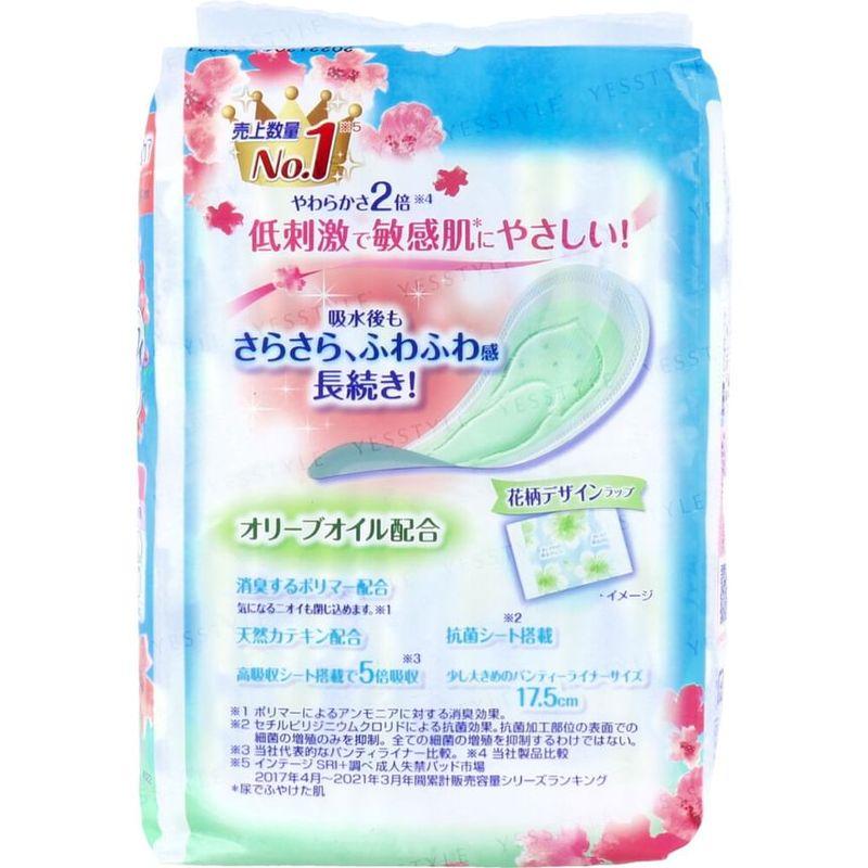 Unicharm - Sarafi Panty Liner Soft Skin Unscented 17.5cm