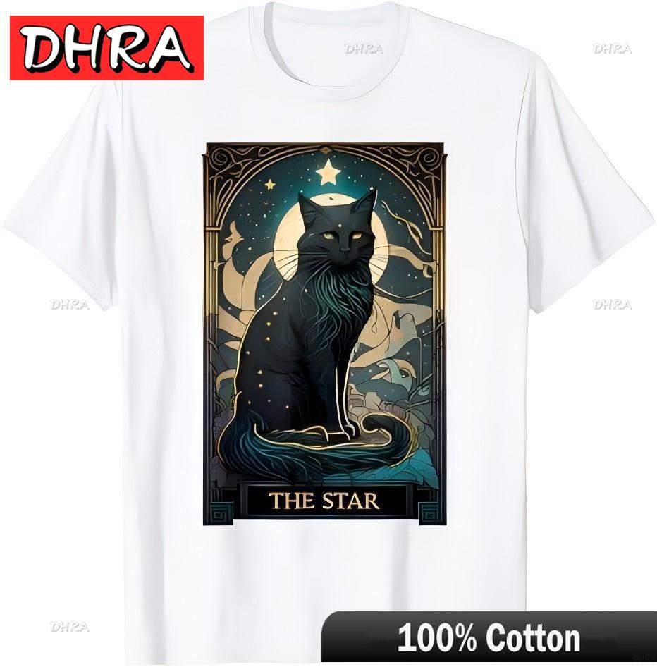 

Cat Tarot Card Star Tarot Card Cat Mom of Cats Cat Lover TShirt Urban Graphic Shirt Colorful Aesthetic Cute TShirts Tees Girls 4XL