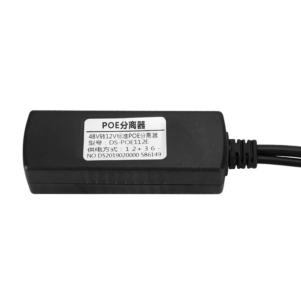 48V to 12V POE Connectors Adapter Cable Splitter Injector AP Power Supply Isolated Type